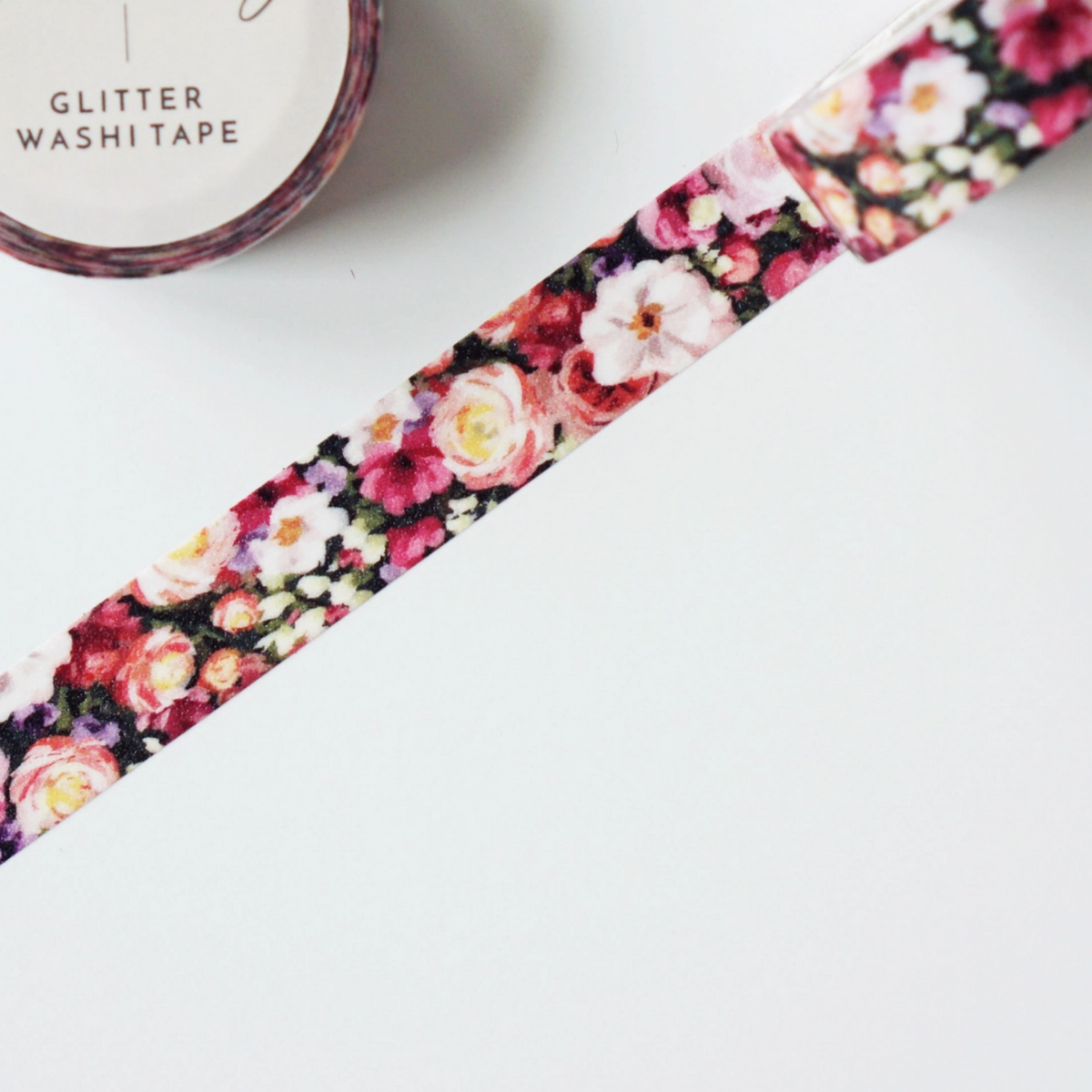 Glitter* Daisy Flowers Washi Tape – JoogiStudio