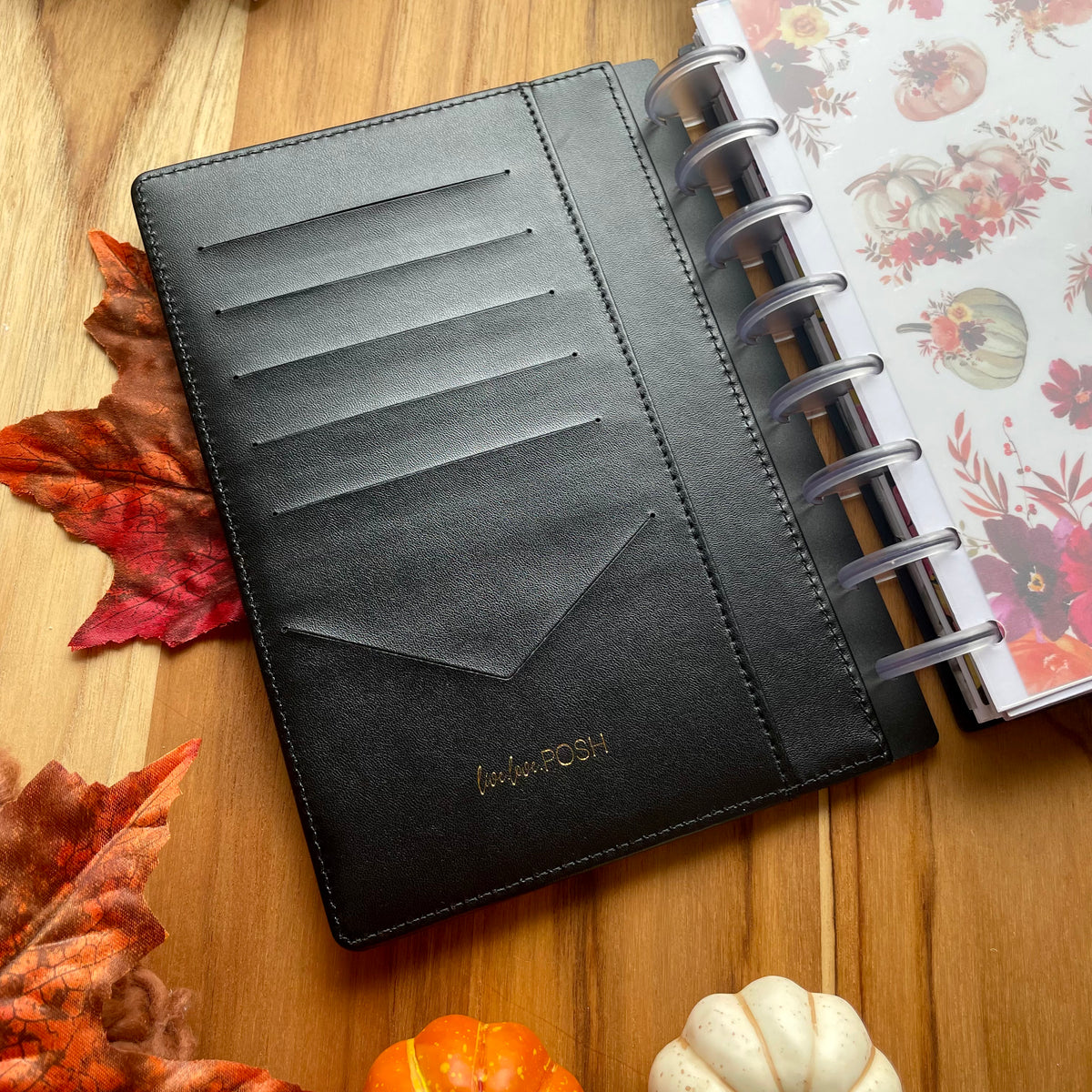 Black Crocodile Embossed Planner Cover - Vegan Leather Croc – The Collected  Planner