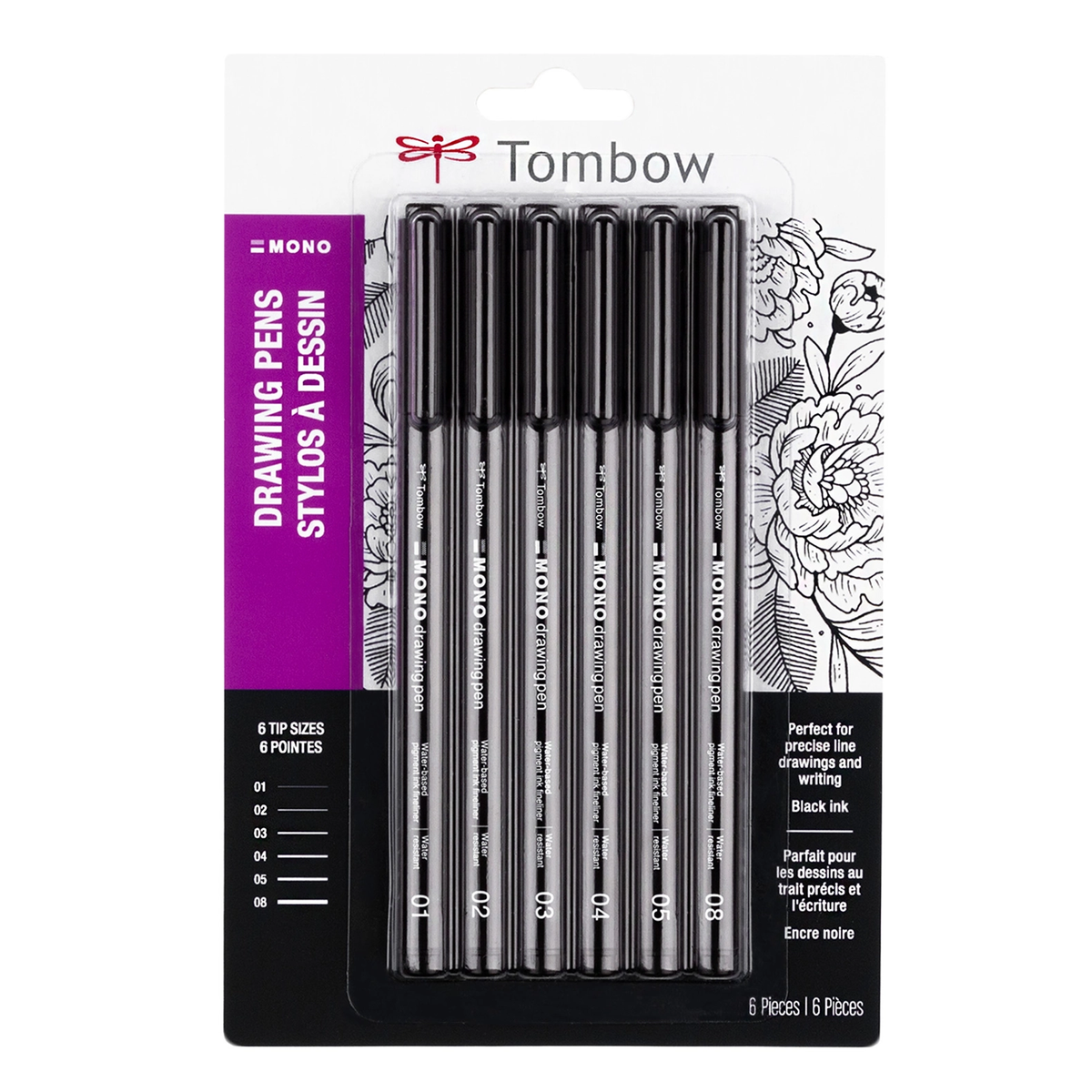 TOMBOW MONO DRAWING PENS (Set of 6) – Live Love Posh