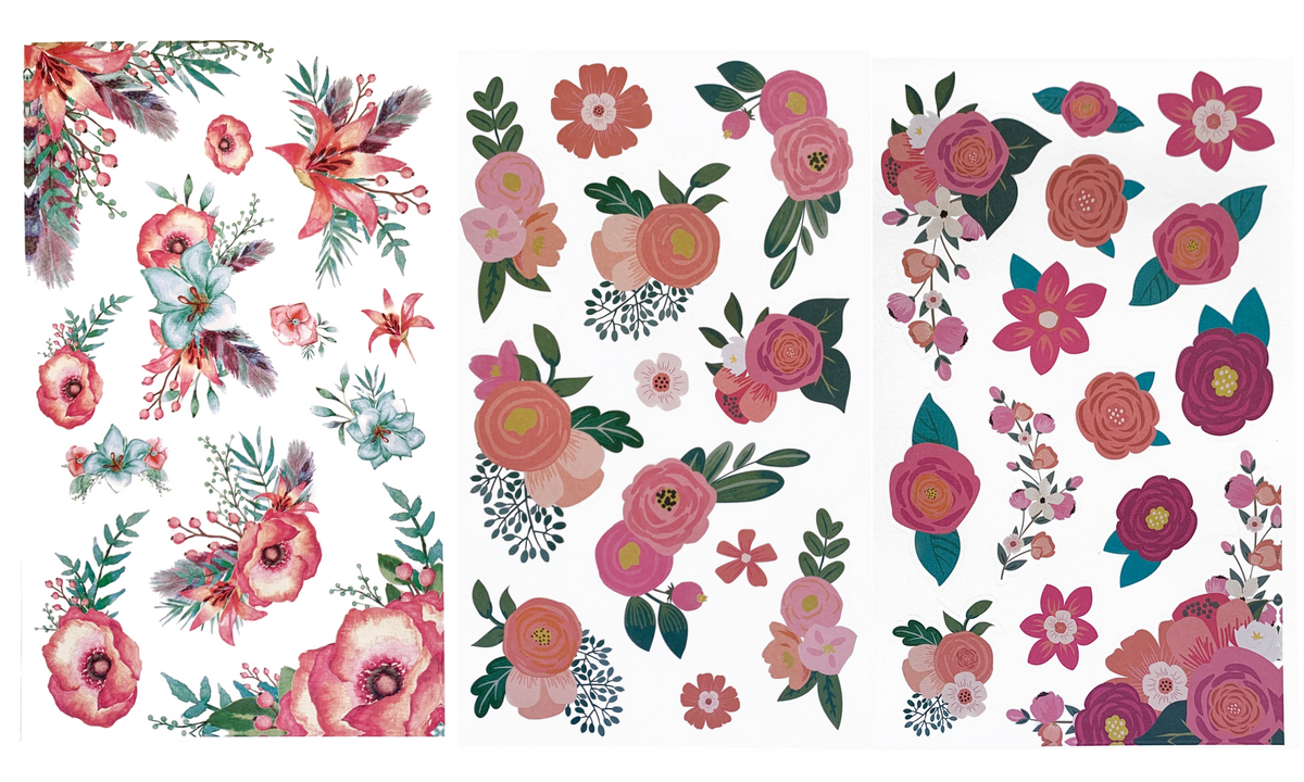 Summer Florals Stickerbook Flipthrough- Releases 4/29/22 