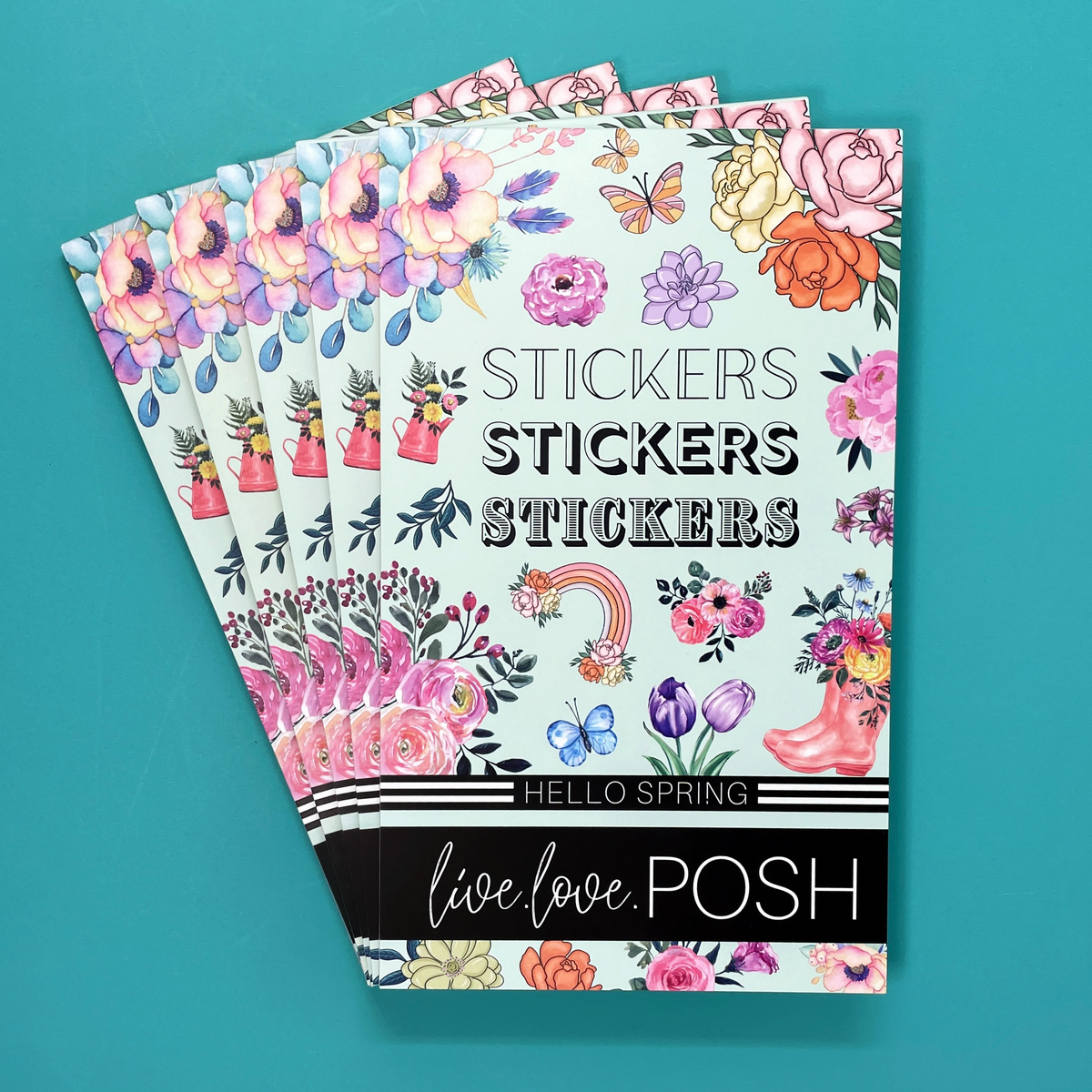 Liveloveposh and kellofaplan sticker book bundle hotsell - reserved