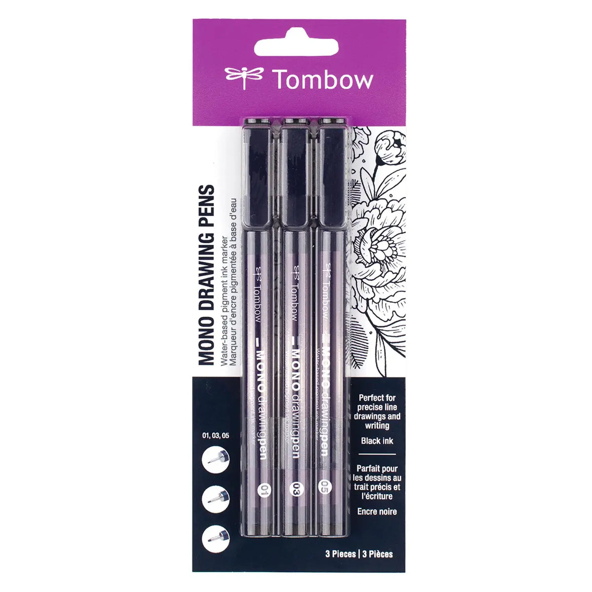 TOMBOW MONO DRAWING PENS (Set of 3) – Live Love Posh