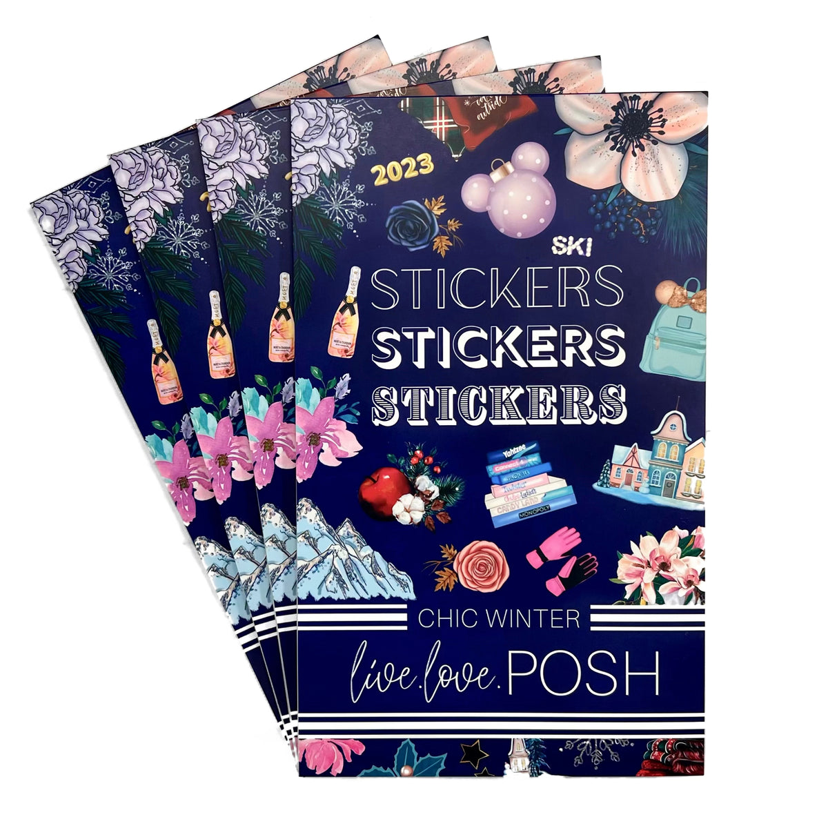 HELLO WINTER DELUXE STICKER BOOK – Live Love Posh