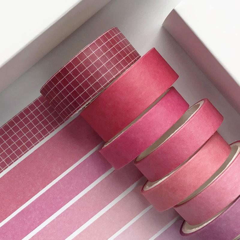 Rose Pink Glitter Washi Tape