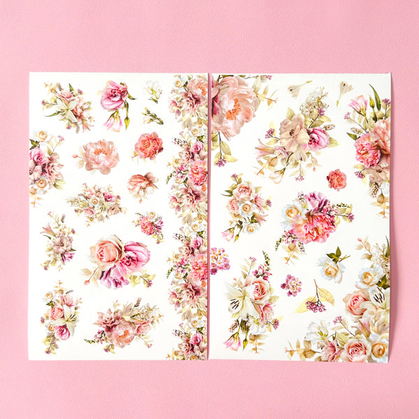 PASTEL BLOOMS STICKER BOOK