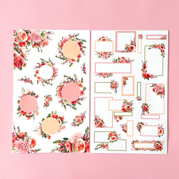 PASTEL BLOOMS STICKER BOOK