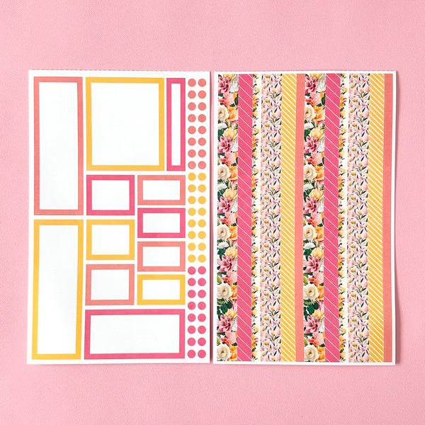 PASTEL BLOOMS STICKER BOOK