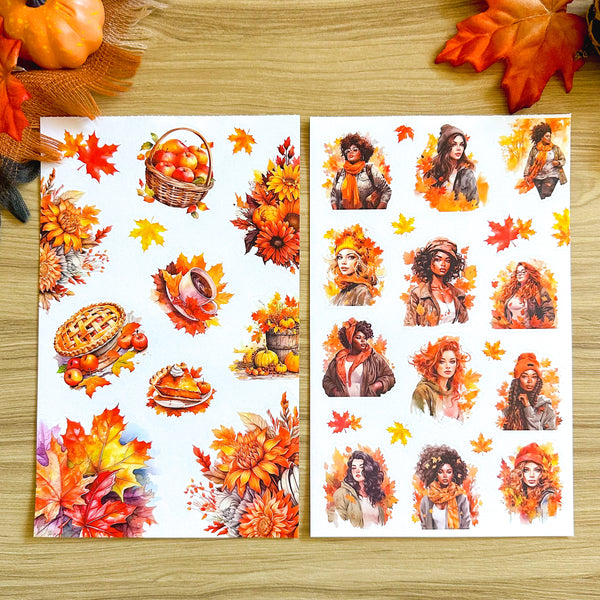 CHIC FALL DELUXE STICKER BOOK