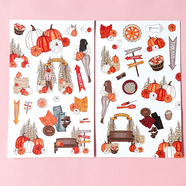 AUTUMN ALLURE DELUXE STICKER BOOK