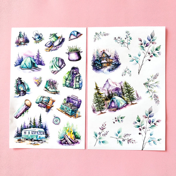 WINTER ALLURE DELUXE STICKER BOOK