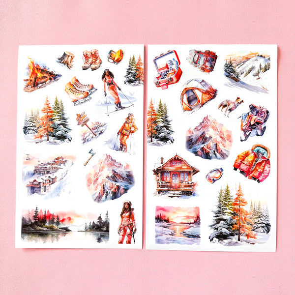 WINTER ALLURE DELUXE STICKER BOOK