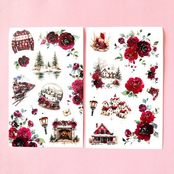 WINTER ALLURE DELUXE STICKER BOOK