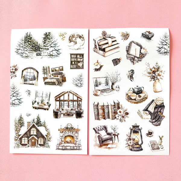 WINTER ALLURE DELUXE STICKER BOOK