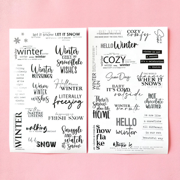 WINTER ALLURE DELUXE STICKER BOOK