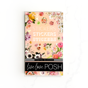 PASTEL BLOOMS STICKER BOOK