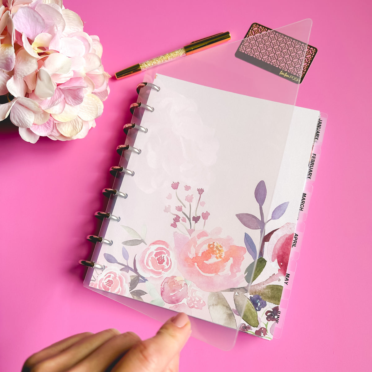 CLEAR PLANNER COVERS – Live Love Posh