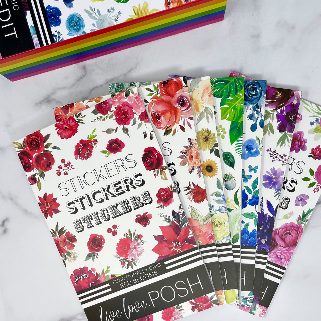 Rainbow Ombré Designer C & LV Sticker – Ooh La La Nails Supply