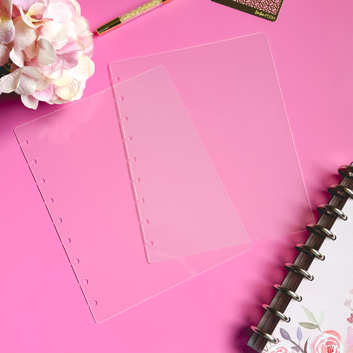 CLEAR PLANNER COVERS – Live Love Posh